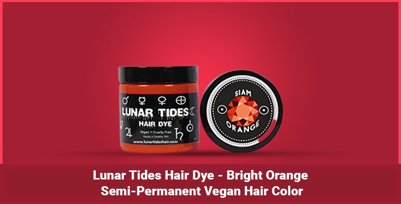 Lunar Tides Hair Dye - Bright Orange Semi-Permanent Vegan Hair Color