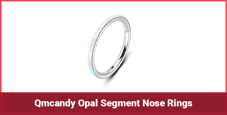 Qmcandy Opal Segment Nose Rings