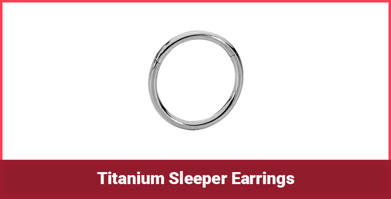 Titanium Sleeper Earrings