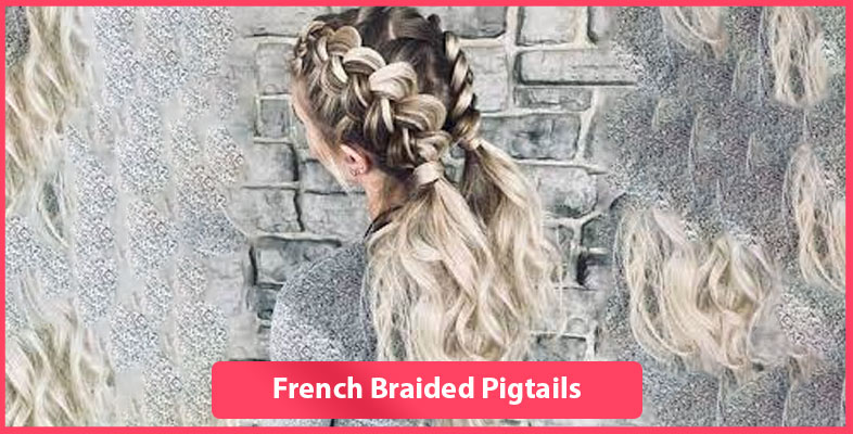 French braided pigtails