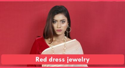 Red dress jewelry