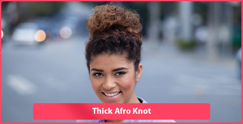 Thick Afro Knot