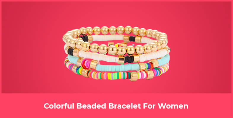 Colorful Beaded Bracelet For Women