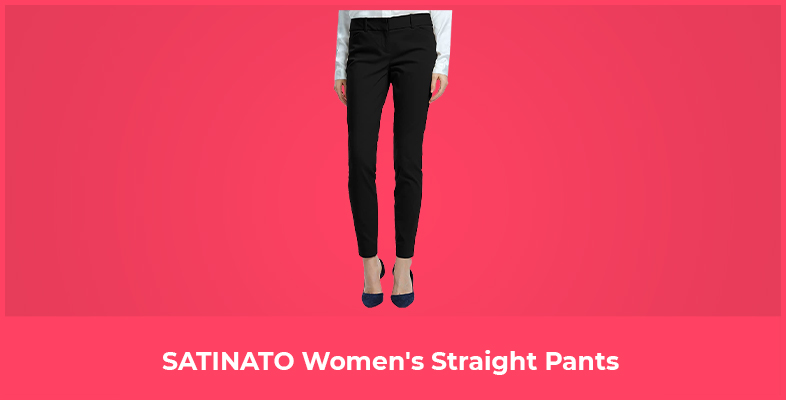 SATINATO Women's Straight Pants