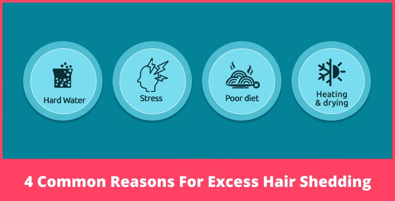 4 Common Reasons For Excess Hair Shedding