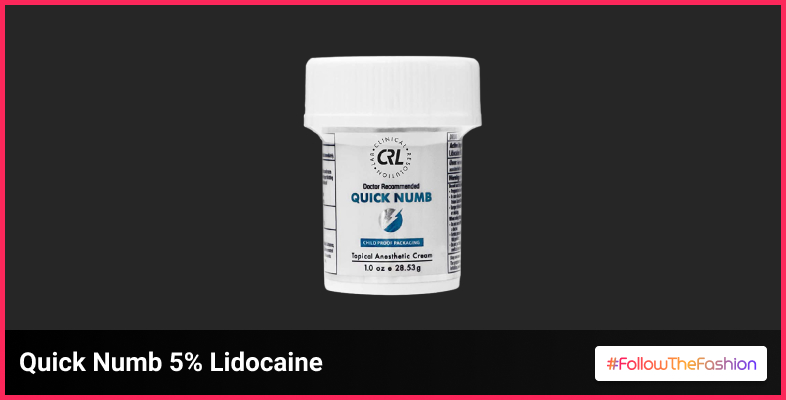 Quick Numb 5% Lidocaine