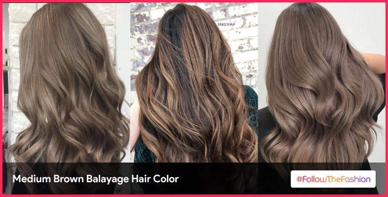 Medium Brown Balayage Hair Color