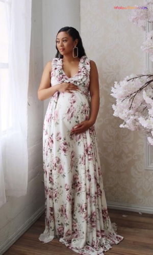 Floral Baby Shower Dresses For Mom
